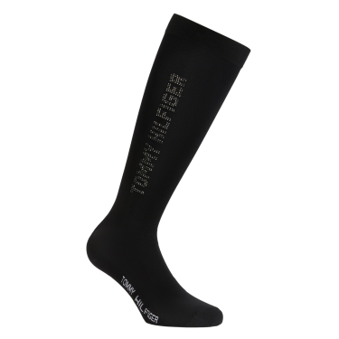 Chaussettes Fontana strass Tommy Hilfiger Equestrian Noir