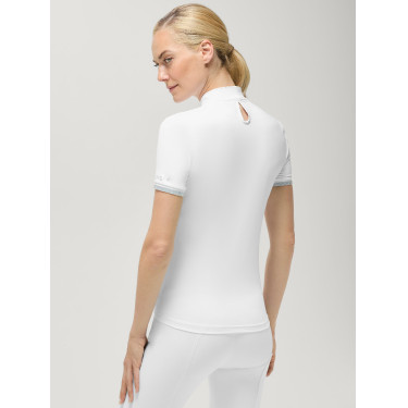 Polo de concours Linsay Tommy Hilfiger Equestrian manches courtes femme Blanc optique