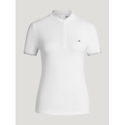Polo de concours Linsay Tommy Hilfiger Equestrian manches courtes femme Blanc optique