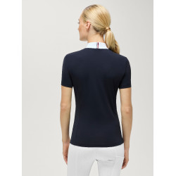 Wedstrijdpoloshirt Selma Tommy Hilfiger Equestrian dames met korte mouwen Woestijnlucht Blauw Wedstrijdpoloshirt Selma Tommy Hilfiger Equestrian dames met korte mouwen Woestijnlucht Blauw