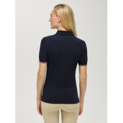 Dames zip-polo Anaheim Tommy Hilfiger Equestrian Woestijnlucht Blauw