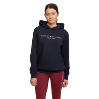 Sweat à capuche femme Tommy Hilfiger Equestrian Desert sky Bleu Sweat à capuche femme Tommy Hilfiger Equestrian Desert sky Bleu