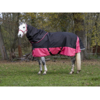 Couvre-cou Equi-Theme Tyrex 1200 D 0g Bleu / noir Couvre-cou Equi-Theme Tyrex 1200 D 0g Bleu / noir