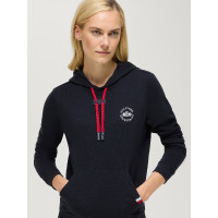 Sweat à capuche Laguna Tommy Hilfiger Equestrian femme logo Desert sky Bleu Sweat à capuche Laguna Tommy Hilfiger Equestrian femme logo Desert sky Bleu