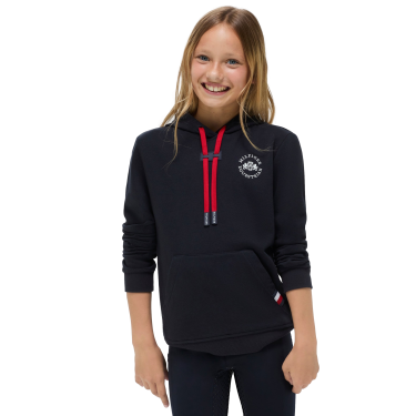 Tommy Hilfiger Equestrian Young Rider Laguna hoodie met logo Woestijnlucht Blauw Tommy Hilfiger Equestrian Young Rider Laguna hoodie met logo Woestijnlucht Blauw