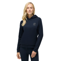 Sweat à capuche strass Hollywood Tommy Hilfiger Equestrian femme Desert sky Bleu Sweat à capuche strass Hollywood Tommy Hilfiger Equestrian femme Desert sky Bleu