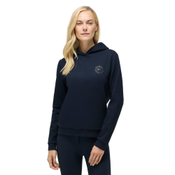 Sweat à capuche strass Hollywood Tommy Hilfiger Equestrian femme Desert sky Bleu