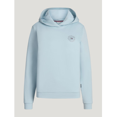 Dames hoodie met strassteentjes Hollywood Tommy Hilfiger Equestrian Lief blauw