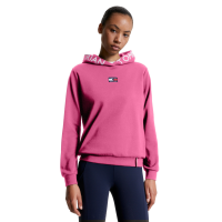 Sweat à capuche Tommy Hilfiger Equestrian California femme Rose éclatant