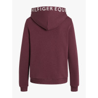 Sweat à capuche Tommy Hilfiger Equestrian California femme Rose éclatant