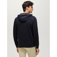 Tommy Hilfiger Equestrian Jackson herenhoodie Woestijnlucht Blauw