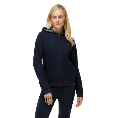Dames hooded zipped sweatshirt Beverly Tommy Hilfiger Equestrian Woestijnlucht Blauw Dames hooded zipped sweatshirt Beverly Tommy Hilfiger Equestrian Woestijnlucht Blauw