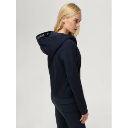 Sweat zippé à capuche Beverly Tommy Hilfiger Equestrian femme Desert sky Bleu