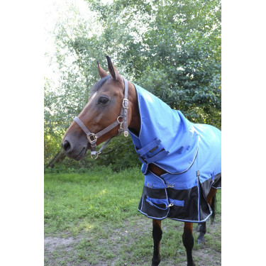 Couvre-cou Equi-Theme Tyrex 1200 D 0g Bleu / noir