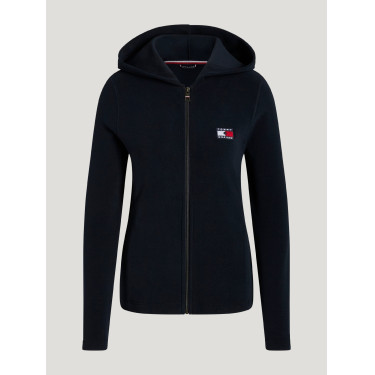 Sweat zippé à capuche Tommy Hilfiger Equestrian femme Whitney Desert sky Bleu