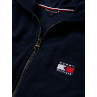 Sweat zippé à capuche Tommy Hilfiger Equestrian femme Whitney Desert sky Bleu