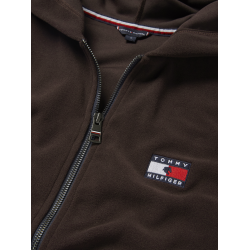 Dameshoodie met rits en capuchon Tommy Hilfiger Equestrian Whitney Brookwood Bruin Dameshoodie met rits en capuchon Tommy Hilfiger Equestrian Whitney Brookwood Bruin