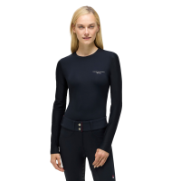 T-shirt Adel Sunguard met lange mouwen Tommy Hilfiger Equestrian dames Woestijnlucht Blauw T-shirt Adel Sunguard met lange mouwen Tommy Hilfiger Equestrian dames Woestijnlucht Blauw