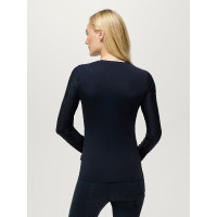 T-shirt Adel Sunguard met lange mouwen Tommy Hilfiger Equestrian dames Woestijnlucht Blauw T-shirt Adel Sunguard met lange mouwen Tommy Hilfiger Equestrian dames Woestijnlucht Blauw