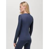 T-shirt Adel Sunguard met lange mouwen Tommy Hilfiger Equestrian dames Woestijnlucht Blauw