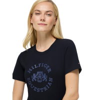 T-shirt manches courtes Pasadena Tommy Hilfiger Equestrian femme Desert sky Bleu T-shirt manches courtes Pasadena Tommy Hilfiger Equestrian femme Desert sky Bleu