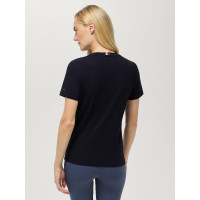 T-shirt manches courtes Pasadena Tommy Hilfiger Equestrian femme Desert sky Bleu T-shirt manches courtes Pasadena Tommy Hilfiger Equestrian femme Desert sky Bleu