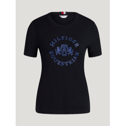 T-shirt manches courtes Pasadena Tommy Hilfiger Equestrian femme Desert sky Bleu T-shirt manches courtes Pasadena Tommy Hilfiger Equestrian femme Desert sky Bleu