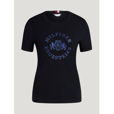 T-shirt manches courtes Pasadena Tommy Hilfiger Equestrian femme Desert sky Bleu T-shirt manches courtes Pasadena Tommy Hilfiger Equestrian femme Desert sky Bleu