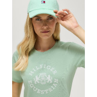 T-shirt manches courtes Pasadena Tommy Hilfiger Equestrian femme Menthe belair Vert
