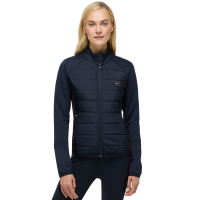Dames Hybrid jas Tommy Hilfiger Equestrian Napa Woestijnlucht Blauw