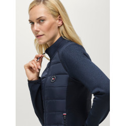 Dames Hybrid jas Tommy Hilfiger Equestrian Napa Woestijnlucht Blauw