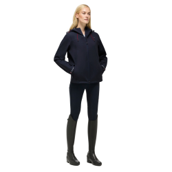 Waterdichte Tommy Hilfiger Equestrian Upland damesjas compatibel met airbag Woestijnlucht Blauw Waterdichte Tommy Hilfiger Equestrian Upland damesjas compatibel met airbag Woestijnlucht Blauw