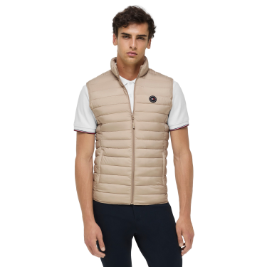 Veste sans manches matelassé Tommy Hilfiger Equestrian Montero homme Beige Veste sans manches matelassé Tommy Hilfiger Equestrian Montero homme Beige