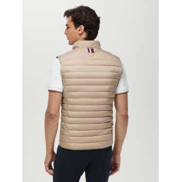 Veste sans manches matelassé Tommy Hilfiger Equestrian Montero homme Beige Veste sans manches matelassé Tommy Hilfiger Equestrian Montero homme Beige
