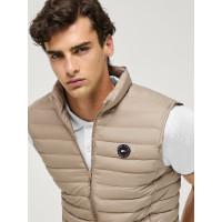 Veste sans manches matelassé Tommy Hilfiger Equestrian Montero homme Beige Veste sans manches matelassé Tommy Hilfiger Equestrian Montero homme Beige