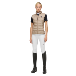 Veste sans manches matelassé Tommy Hilfiger Equestrian Serano femme Beige Veste sans manches matelassé Tommy Hilfiger Equestrian Serano femme Beige
