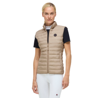 Veste sans manches matelassé Tommy Hilfiger Equestrian Serano femme Beige