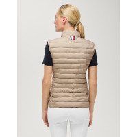 Dames gewatteerde mouwloze bodywarmer Tommy Hilfiger Equestrian Serano Beige Dames gewatteerde mouwloze bodywarmer Tommy Hilfiger Equestrian Serano Beige