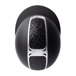 Casque d'équitation ornement en cristal Horze Arix II Noir / noir