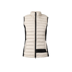 Ultra-lichte mouwloze paardrijbodywarmer B Vertigo Sia dames Grijs moonbeam