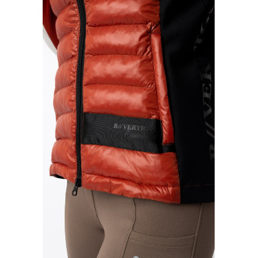Doudoune sans manches d'équitation ultra légère B Vertigo Sia femme Rouge cinabre