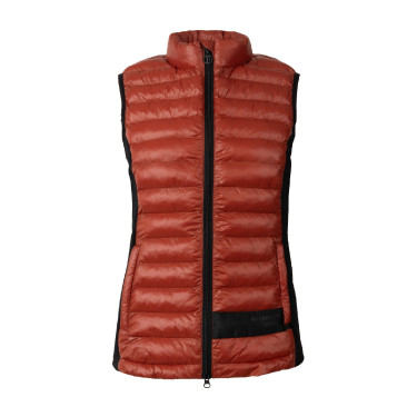 Doudoune sans manches d'équitation ultra légère B Vertigo Sia femme Rouge cinabre