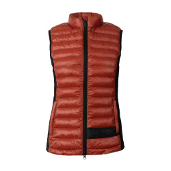 Ultra-lichte mouwloze paardrijbodywarmer B Vertigo Sia dames Vermiljoenrood