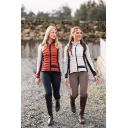 Doudoune sans manches d'équitation ultra légère B Vertigo Sia femme Rouge cinabre