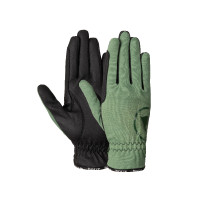 Gants d'équitation été Horze Nichelle femme Noir