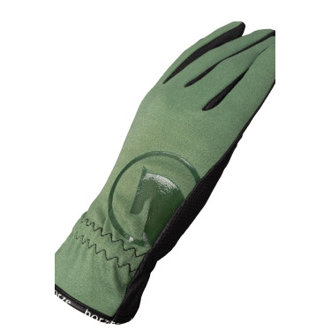Gants d'équitation été Horze Nichelle femme Embruns marins Gris