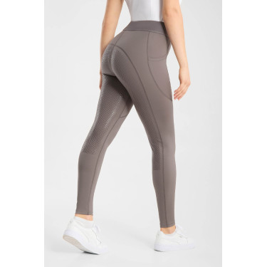 Legging d'équitation Horze Maia fond intégral femme Bois flotté Gris Legging d'équitation Horze Maia fond intégral femme Bois flotté Gris