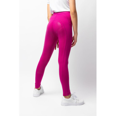 Legging fond intégral avec silicone Madison enfant Horze Rose betterave