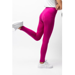 Legging fond intégral avec silicone Madison enfant Horze Rose betterave