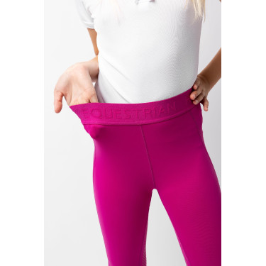 Legging fond intégral avec silicone Madison enfant Horze Rose betterave